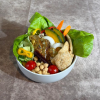 Chiang Mai Sausage and pork Rind Salad