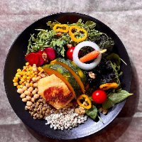 Chilean Sea Bass with Bean Paste Salad