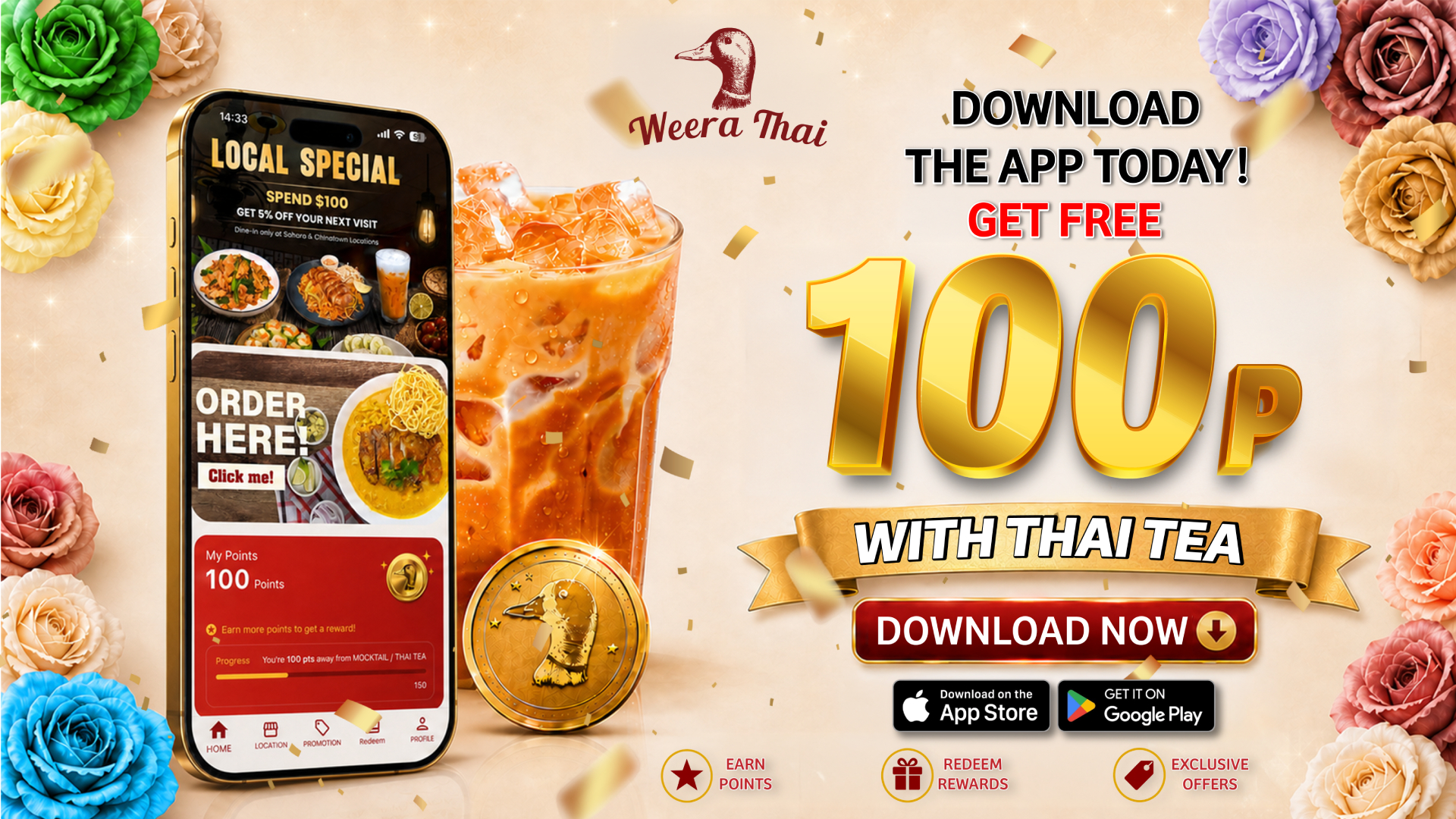 Weera Thai App Banner
